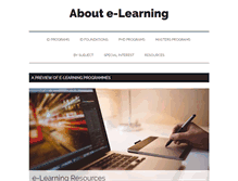 Tablet Screenshot of about-elearning.com